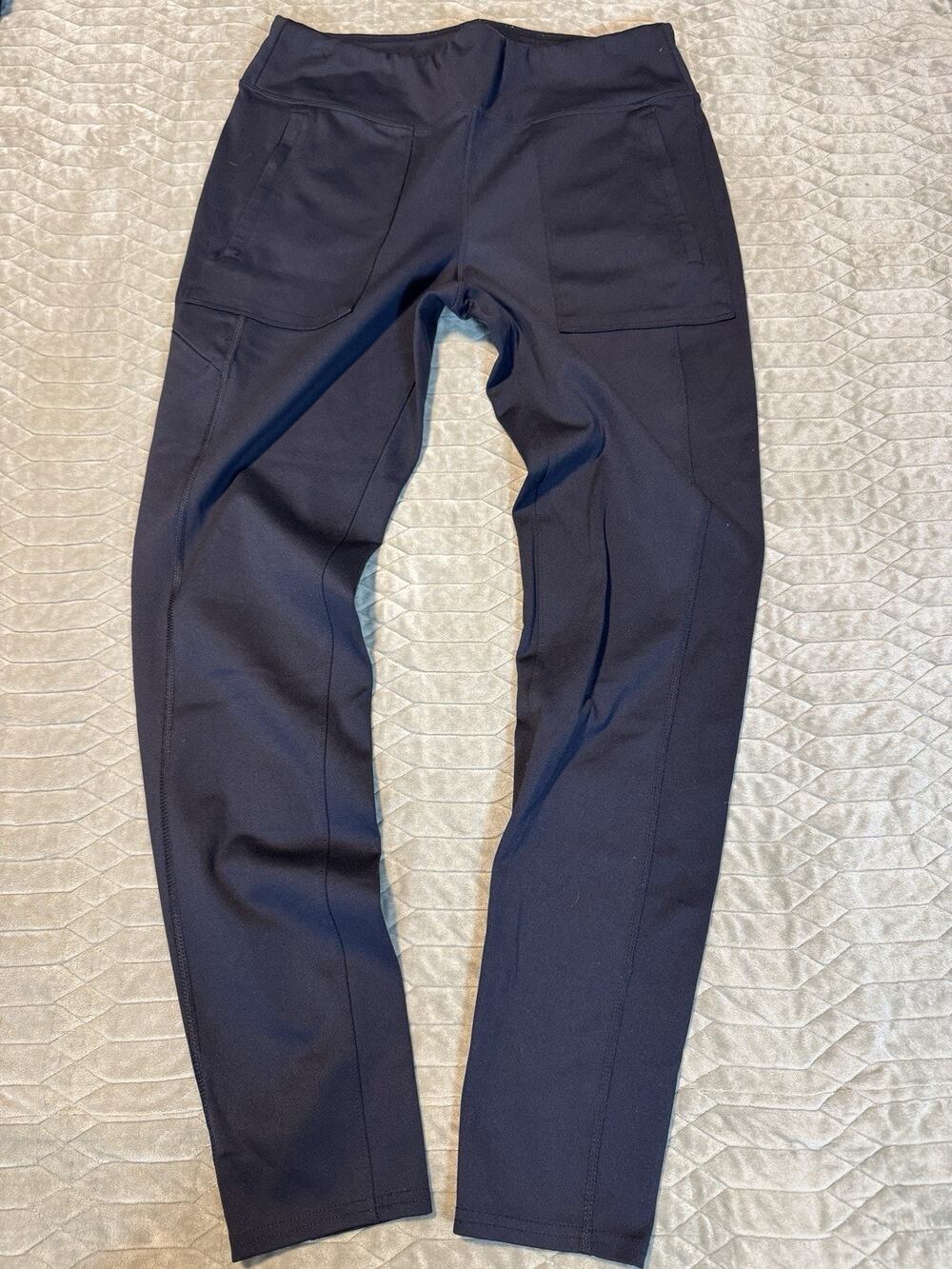Womens Ridgecut Toughwear Leggings Pants Black Pockets M